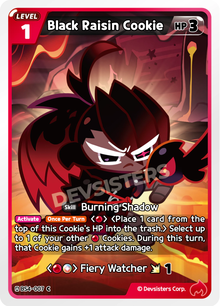 Black Raisin Cookie #BS4-007