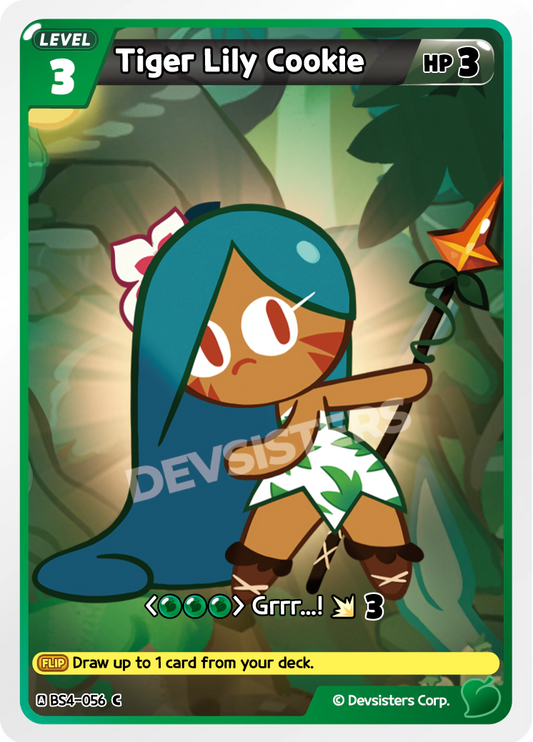 Tiger Lily Cookie (BS4-056)