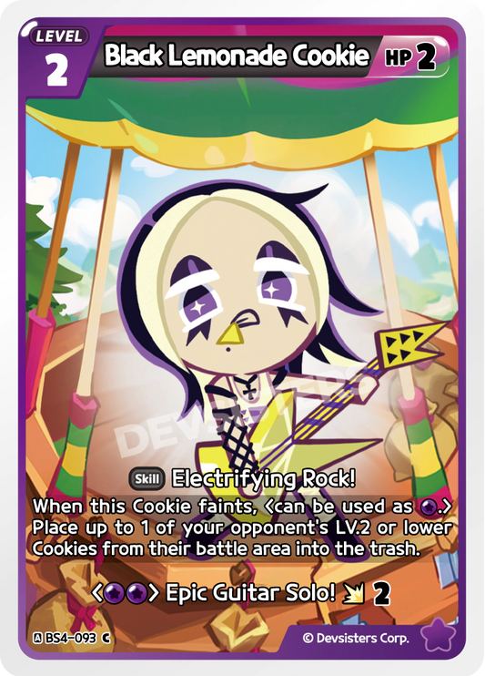 Black Lemonade Cookie (BS4-093)