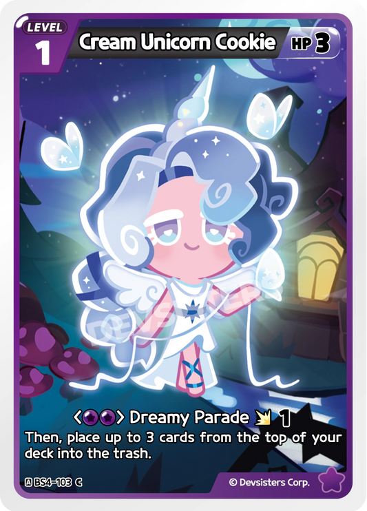 Cream Unicorn Cookie (BS4-103)