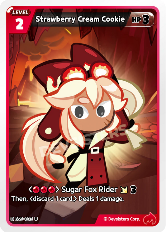 Strawberry Cream Cookie #BS5-003