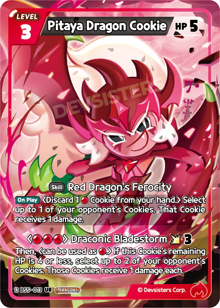 Pitaya Dragon Cookie #BS5-013