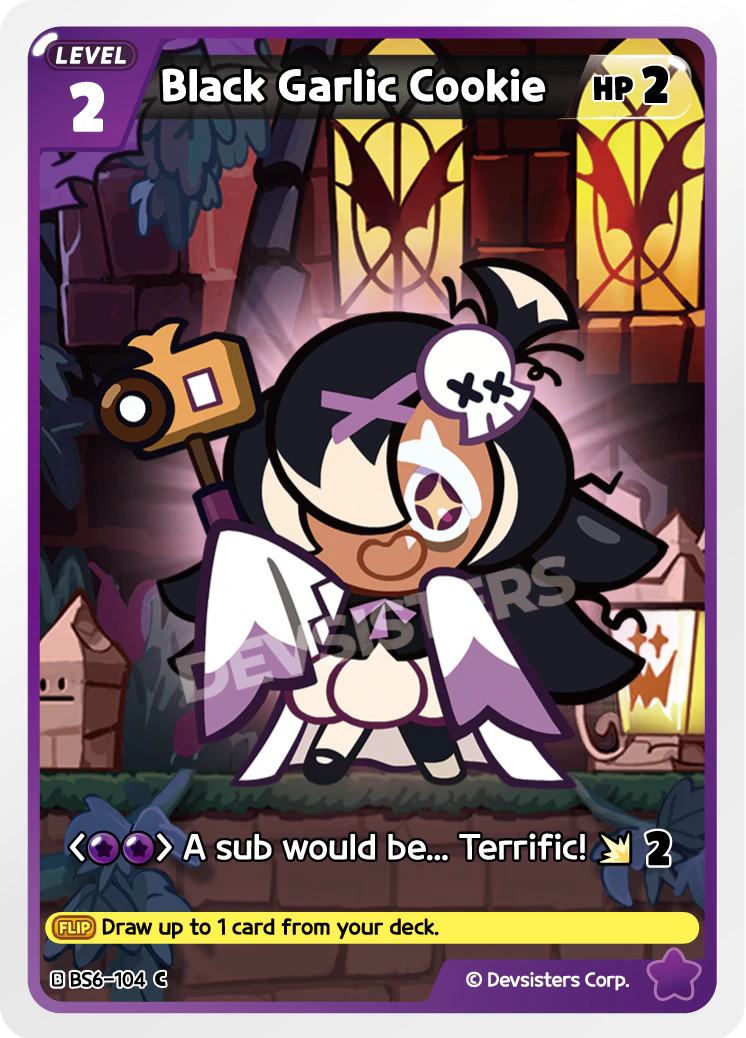 Black Garlic Cookie #BS6-104