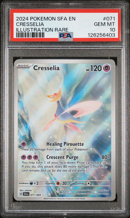PSA 10 Cresselia #071 Pokémon Shrouded Fable English 2024