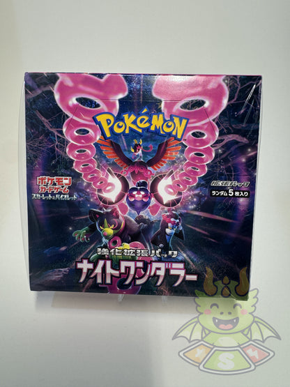 Pokmon Night Wanderer Booster Box - SV6a (JP) Solacido Pokmon Night Wanderer Booster Box - SV6a (JP) Solacido