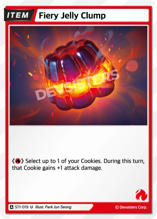 Fiery Jelly Clump #ST1-019