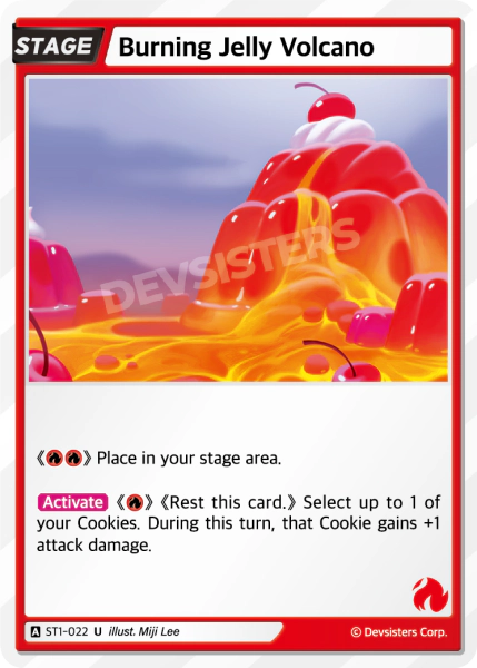 Burning Jelly Volcano #ST1-022