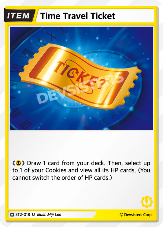 Time Travel Ticket #ST2-018