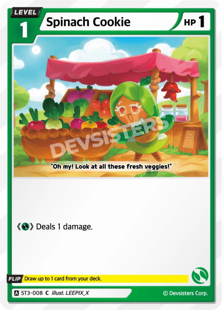 Spinach Cookie #ST3-008