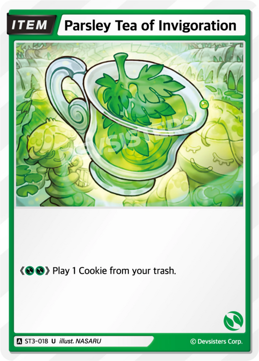 Parsley Tea of Invigoration #ST3-018