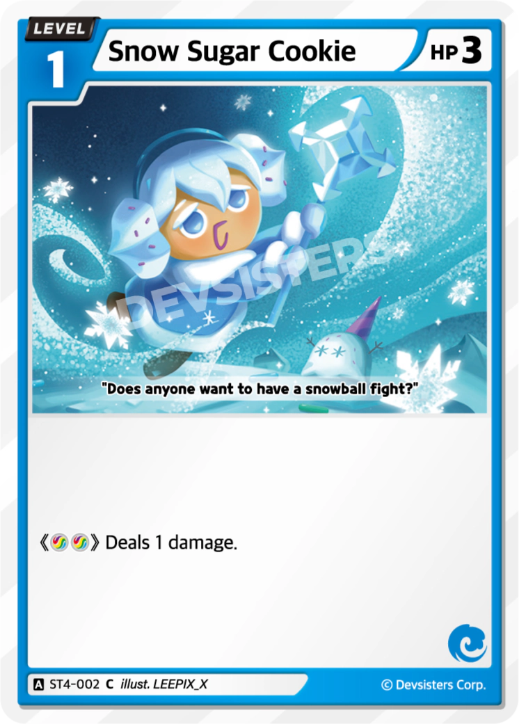 Snow Sugar Cookie #ST4-002