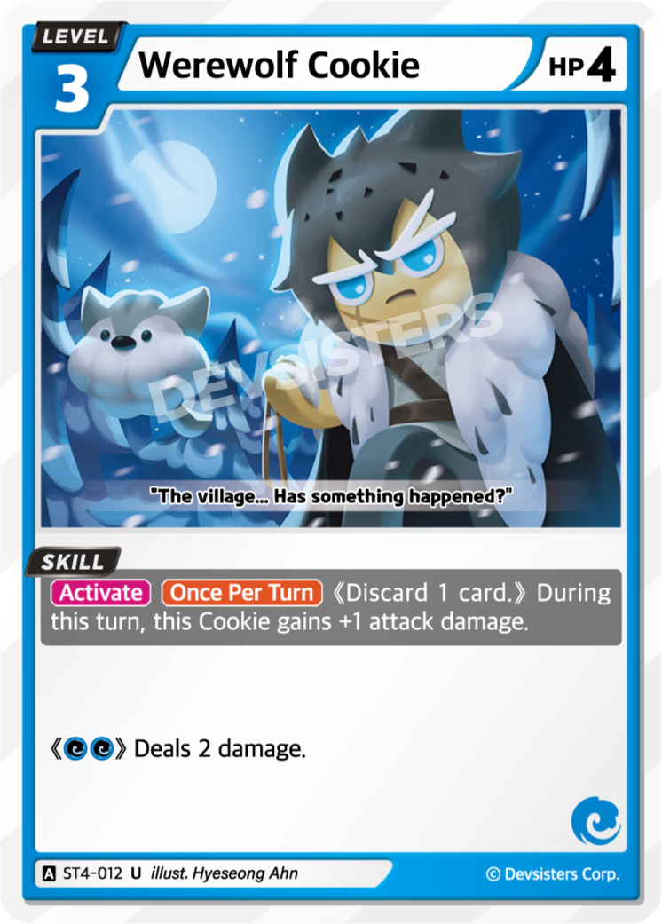 Werewolf Cookie #ST4-012