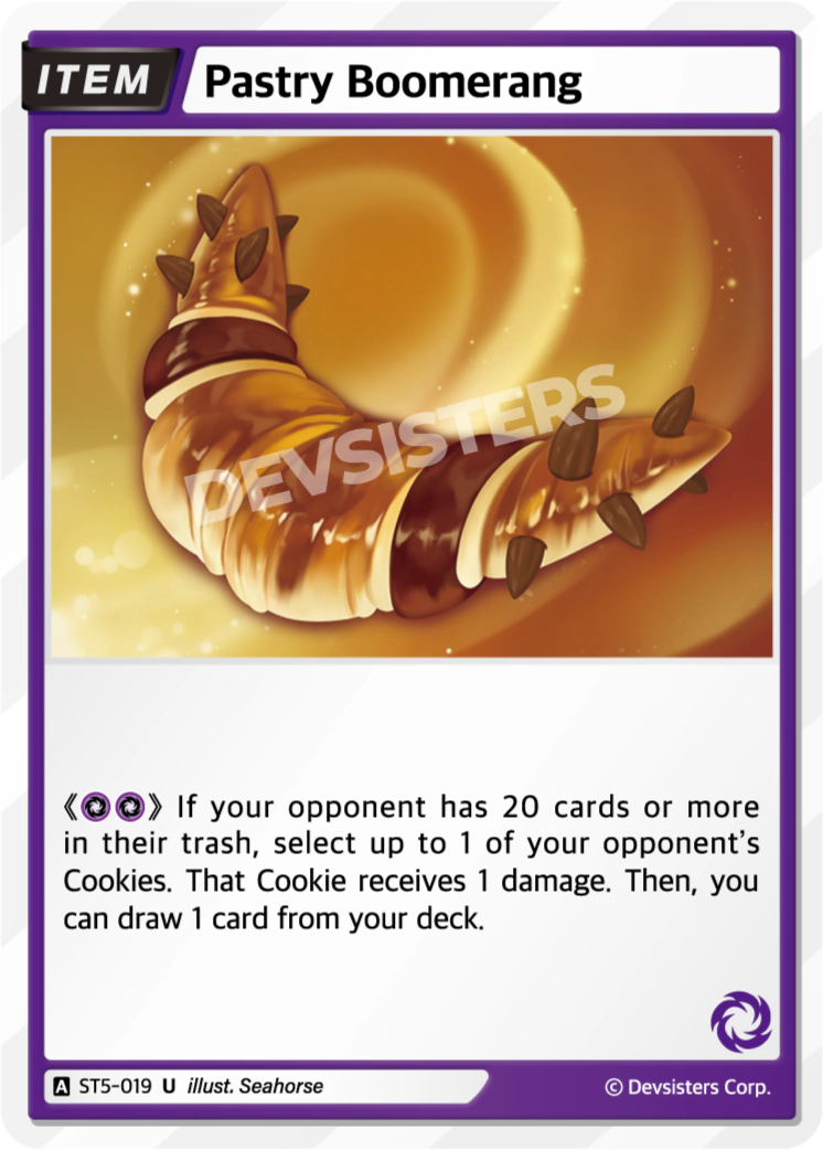 Pastry Boomerang #ST5-019