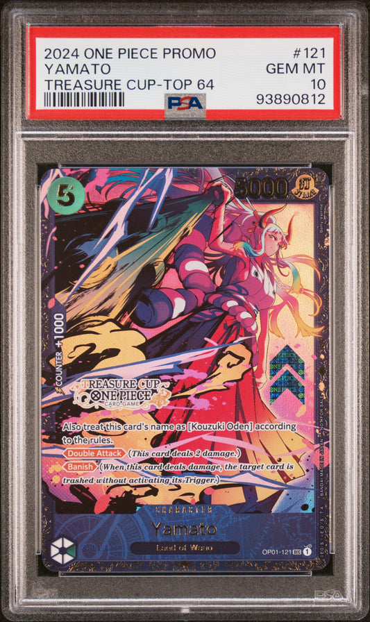 PSA 10 Yamato #121 One Piece Promos English 2024