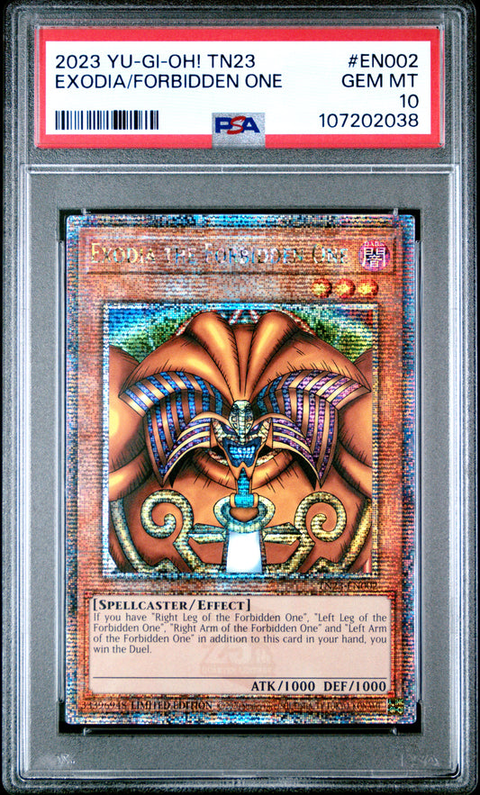 PSA 10 Exodia Forbidden One #EN002 Yu-Gi-Oh! 25th Anniversary Tin: Dueling Heroes English 2023