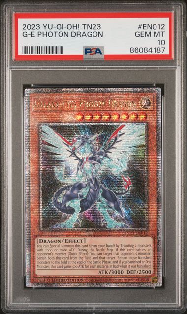 PSA 10 GEM MINT 2023 Galaxy-Eyes Photon Dragon YuGiOh TN23-EN012 Quarter Century